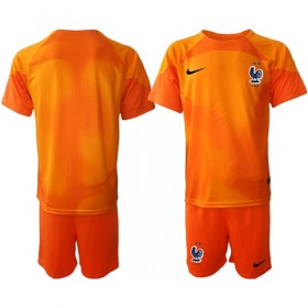 Camisetas Francia Portero Primera Copa Mundial 2022 - Niño (+ Pantalones)